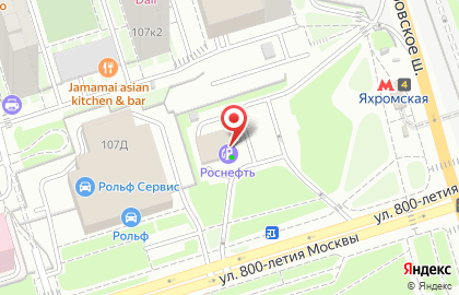 АЗС BP на Дмитровском шоссе на карте
