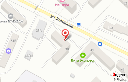 Детский образовательный центр УникуМ на улице Комарова на карте