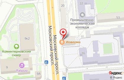 Кафе быстрого питания Шаверма в Коминтерновском районе на карте