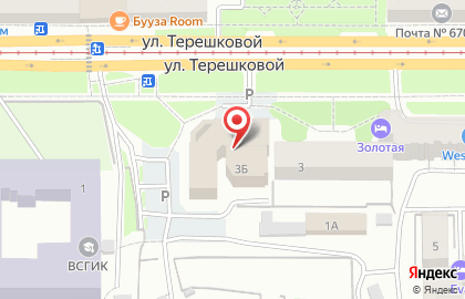 АКБ Росбанк на улице Терешковой, 3б на карте