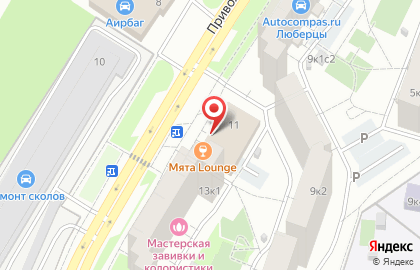 Кальян-бар Мята Lounge на Привольной улице на карте