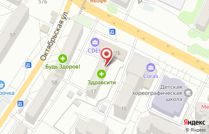 Сиберг на карте