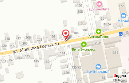 Автосфера на улице М.Горького на карте