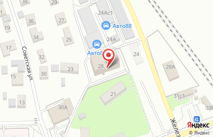Автоломбард 5Колесо на Железнодорожной улице, 28 на карте