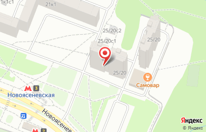 Чистюля-сервис на Новоясеневском проспекте на карте