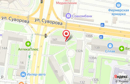 Центр слуха в Пензе на карте