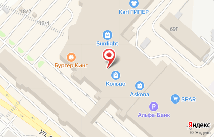 Салон мебели Artwood в Советском районе на карте