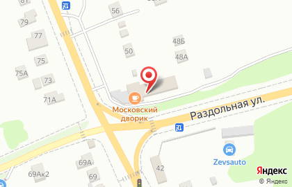 Кафе Московский дворик в Орле на карте