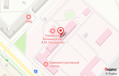 Березовская городская больница на карте