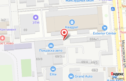 Производственно-монтажная компания Триумф на Московской на карте