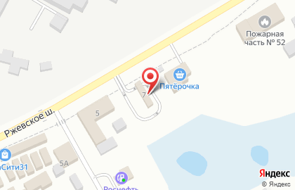 Салон связи МегаФон в Белгороде на карте