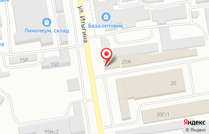 Магазин спецодежды Восток-Сервис на улице Итыгина на карте