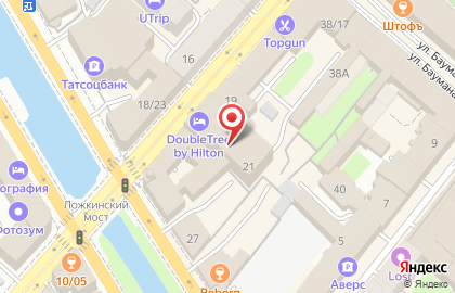 Гостиница DoubleTree by Hilton Kazan City Center на карте