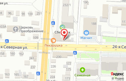 Магазин фруктов и овощей Nisofrut на 24-ой Северной улице на карте
