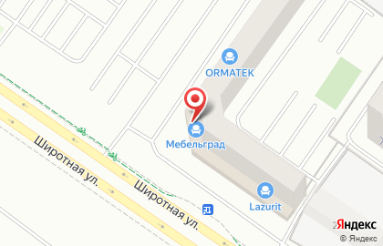 Магазин ортопедических матрасов и товаров для сна Askona на Широтной улице на карте
