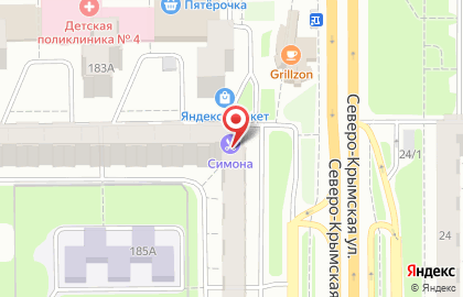 Салон-парикмахерская Симона на улице Чайковского на карте