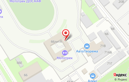 Региональная общественная организация Федерация мотоциклетного спорта Санкт-Петербурга на улице ​Жака Дюкло на карте