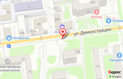 Автостоянка в Туле на карте