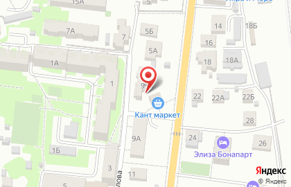 Дюна на Железнодорожной улице на карте