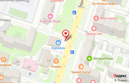 Цветы любимым в Октябрьском районе на карте