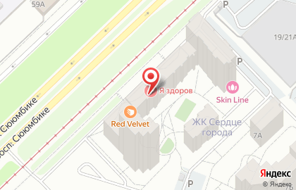 Клиника Я здоров в Набережных Челнах на карте
