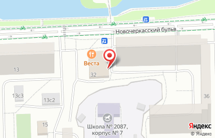 Продуктовый магазин в Москве на карте