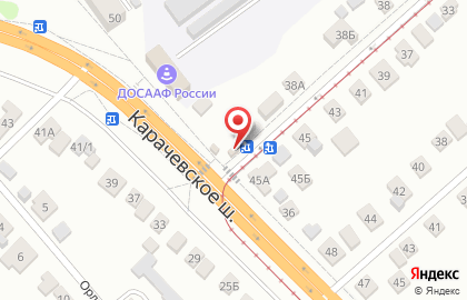 Продуктовый магазин в Заводском районе на карте