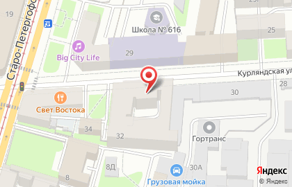 Автошкола Автогранд в Адмиралтейском районе на карте