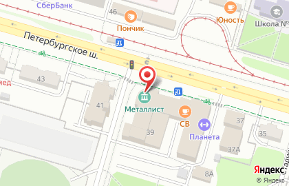 Металлист, дворец культуры на карте