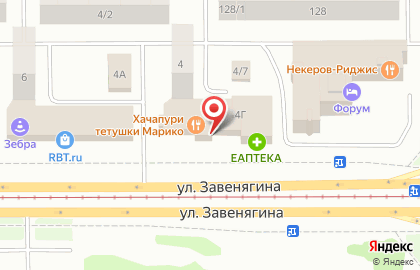Автосервис Форсаж в Правобережном районе на карте