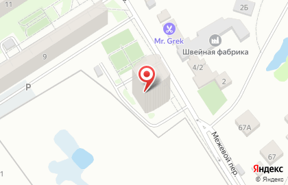 Студия красоты Beauty Club в Межевом переулке на карте