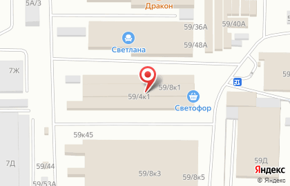 Производственная компания Мега мебель на проспекте Космонавтов на карте