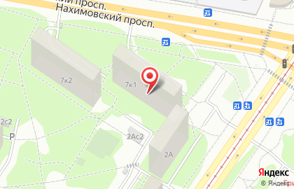 Хостелы Рус на Нахимовском проспекте на карте