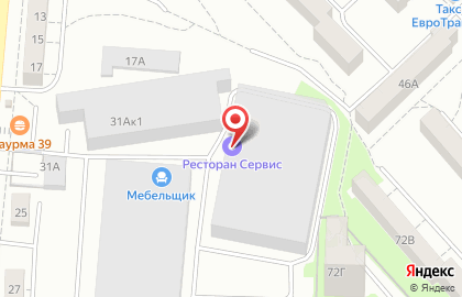 Торговая компания Ресторан Сервис в Московском районе на карте