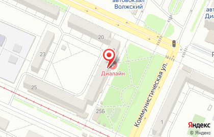 Банкомат Поволжский банк Сбербанка России, Волжское отделение №8553 на Коммунистической улице на карте