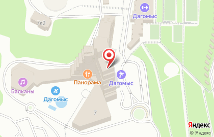 Магазин ювелирных изделий Люкс Серебро на улице Ленинградской на карте