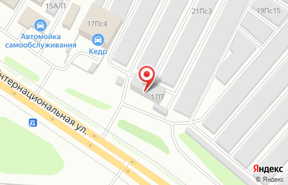 Торгово-сервисный центр Альянс-Авто на Интернациональной улице, 17п на карте