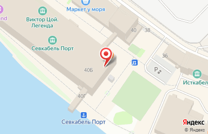 Каток У Моря на карте