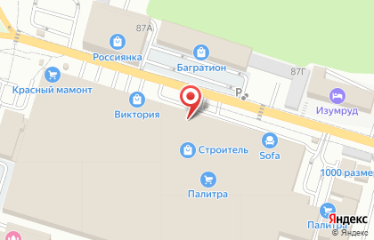 Магазин Дом цвета и краски на Бородинской улице на карте