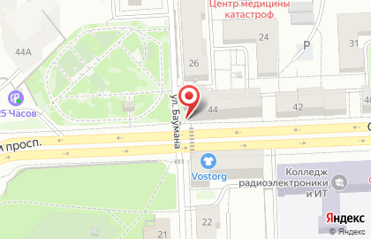 Фирменный магазин керамической плитки, керамогранита, сантехники Керама Марацци в Железнодорожном районе на карте