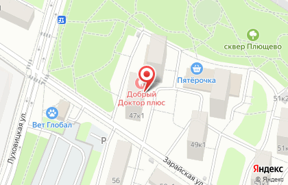 Продуктовый магазин в Москве на карте