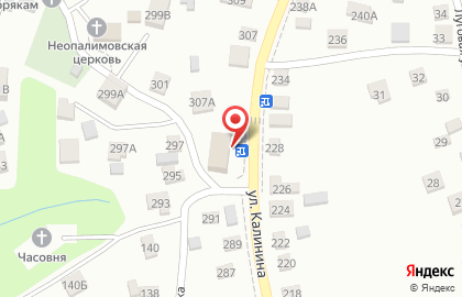 Продуктовый магазин в Брянске на карте