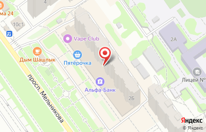 Аптека Неофарм на проспекте Мельникова в Химках на карте
