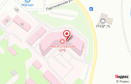 Месягутовская центральная районная больница на карте