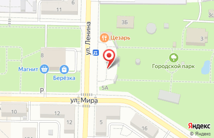 Киоск фастфудной продукции, г. Жигулёвск на улице Ленина на карте