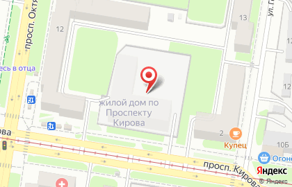 Служба доставки готовых блюд Ресторан Доставкин в Автозаводском районе на карте