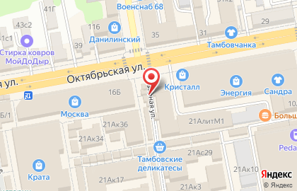 Тамбовский бройлер на Октябрьской улице на карте