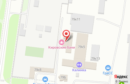 Кировские бани на Петухова на карте