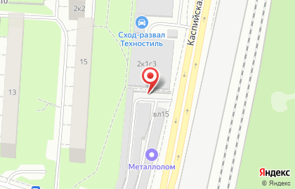 Автостоянка Мгса на Каспийской улице на карте