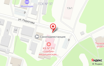 Центр гигиены и эпидемиологии №51 на карте